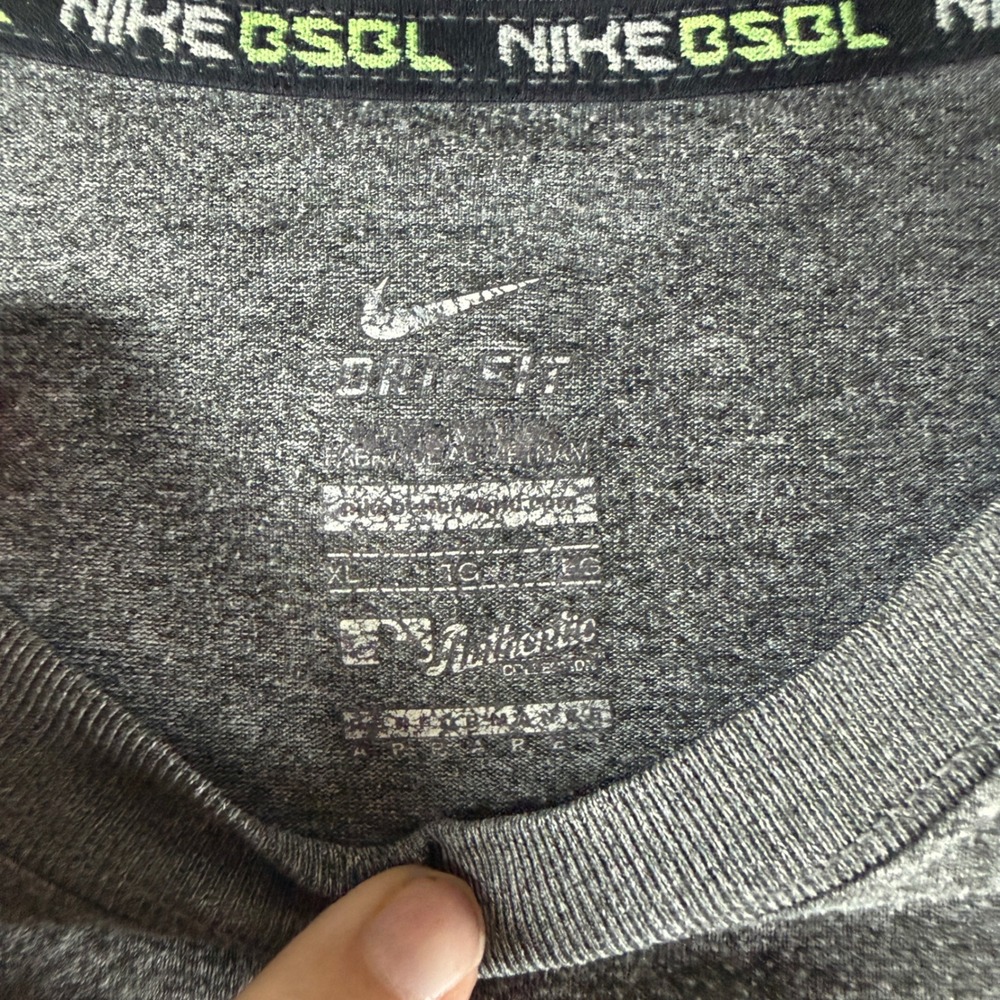 Nike Mens St Louis Cardinals Dri-FIT Baseball T-Shirt Grey XL Authentic MLB - Picture 3 of 8